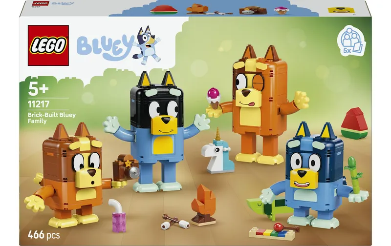 LEGO® Blueys Familie aus LEGO Steinen 11217