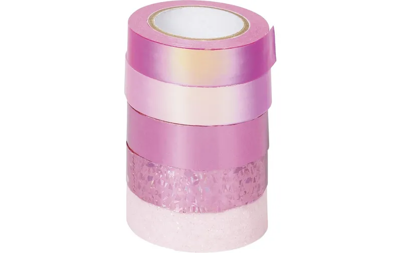 Heyda Washi Tape Effekt Mix Basic Rosa