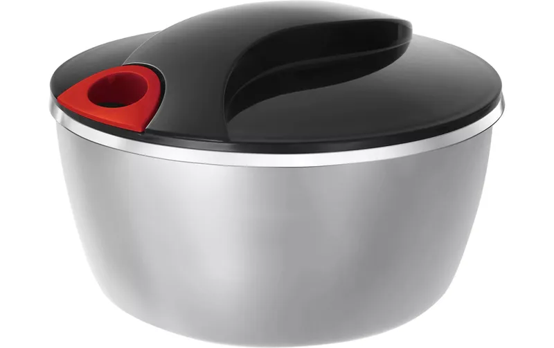 Moha Salatschleuder Tornado 24 cm, black/Silber