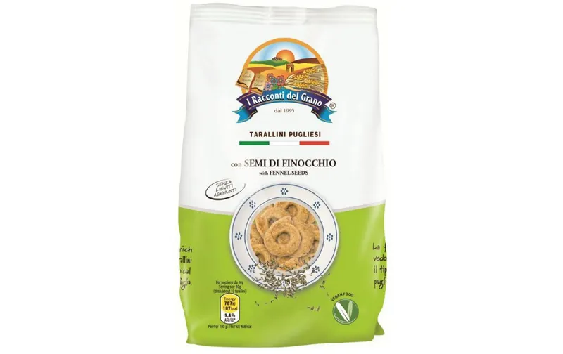 I Racconti del Grano Apulia Taralli Finocchio 250 g