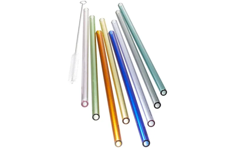 GEFU Strohhalm Future 23 cm Bunt, 8 pièces