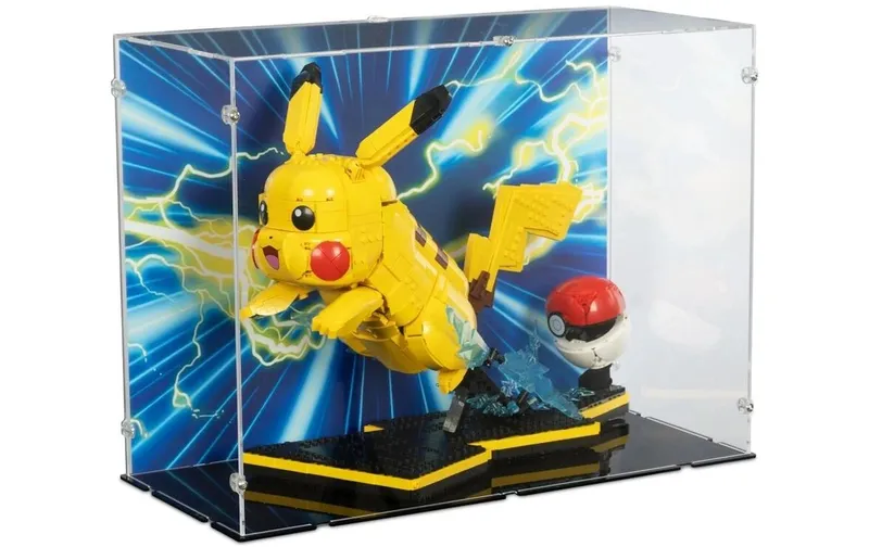 iDisplayit Acryl-Display für LEGO 72152 Pokémon Pikachu und Pokéball