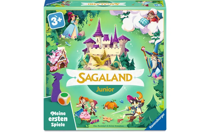 Ravensburger Merkspiel Sagaland Junior ab 3 Jahren, 2-4 Spieler