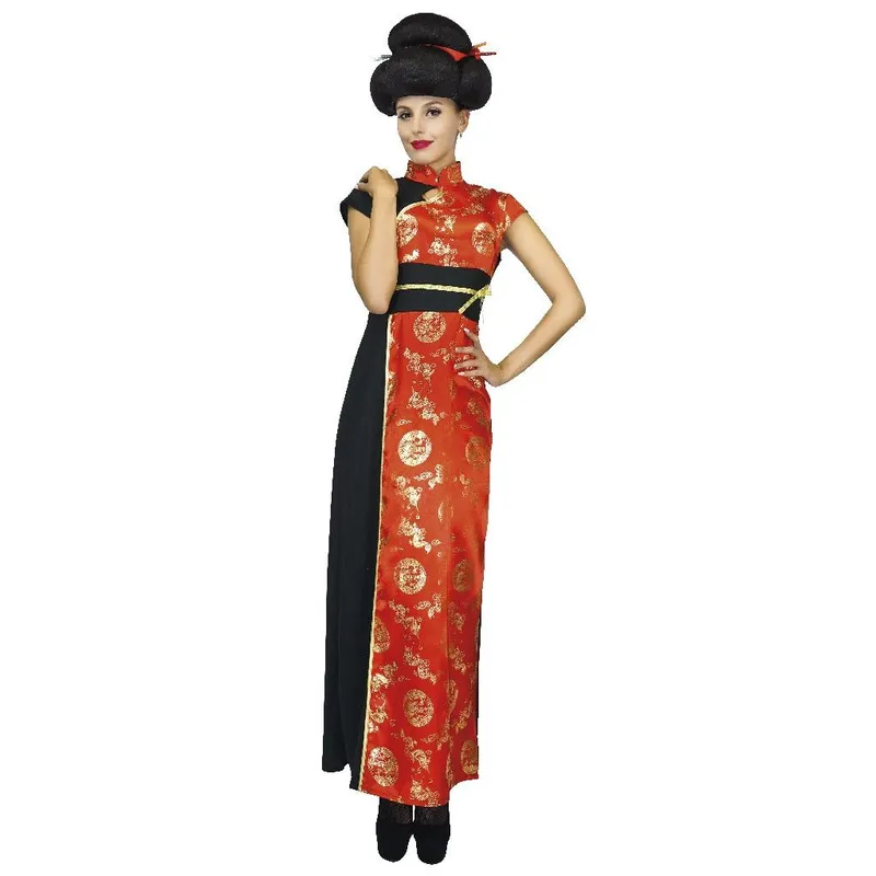 Kostüm Chinesin S rot