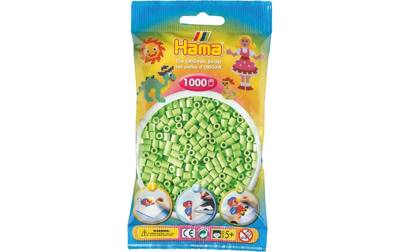 Hama Bügelperlen 1000 Stk. pastell Grün