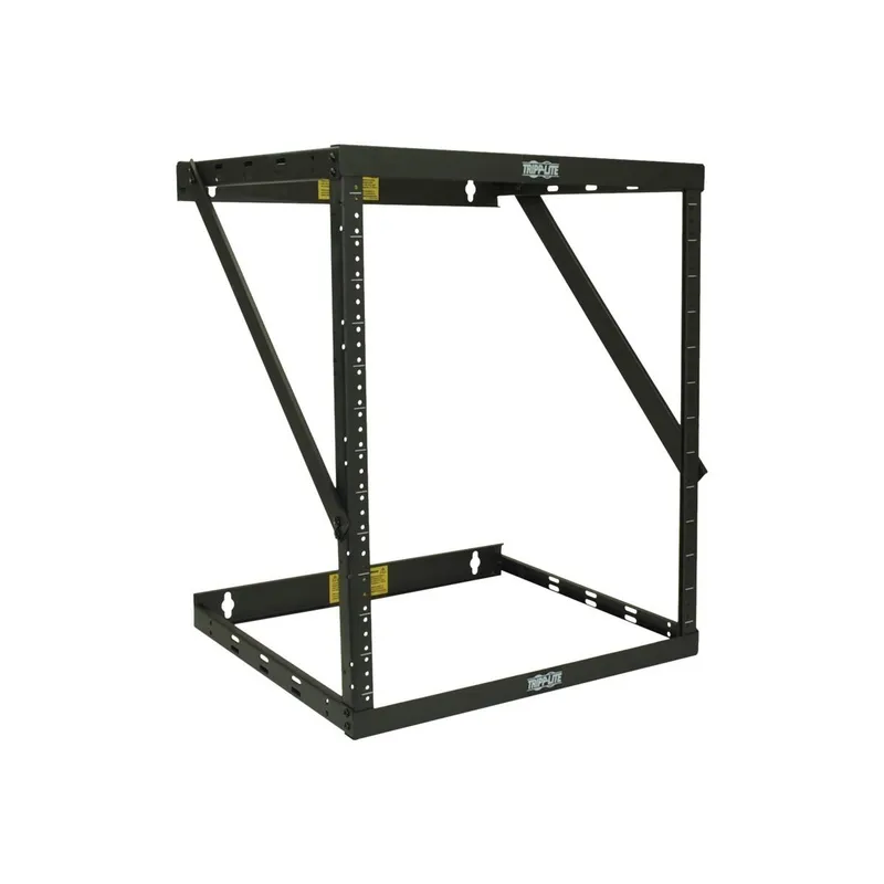 EATON TRIPPLITE 8U 12U 22U 2 Post Open Frame Rack, Cabinet Expandable 11.5 Depth Wall Mount 2-post wall mountable BK 19
