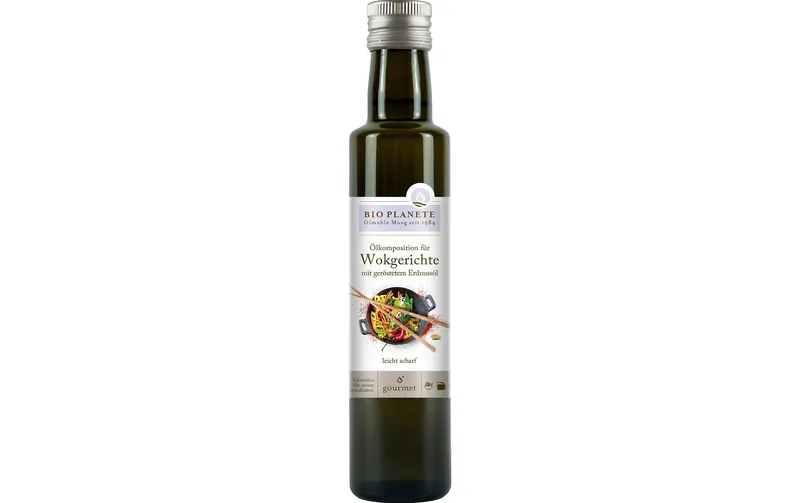 Bio Planete Woköl con geröstetem Erdnussöl 250 ml