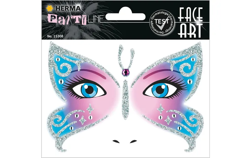 Herma Stickers Face Art Butterfly, 1 Stück