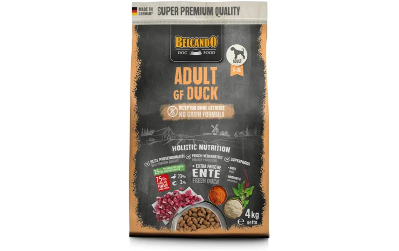 Belcando Trockenfutter Getreidefrei Ente 4 kg