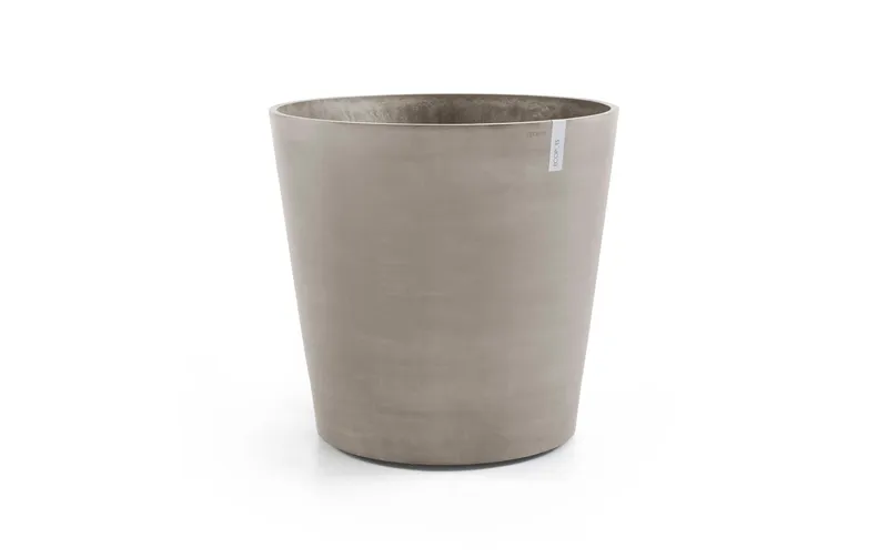 Ecopots Blumentopf Amsterdam Wheels Ø 60 cm Taupe