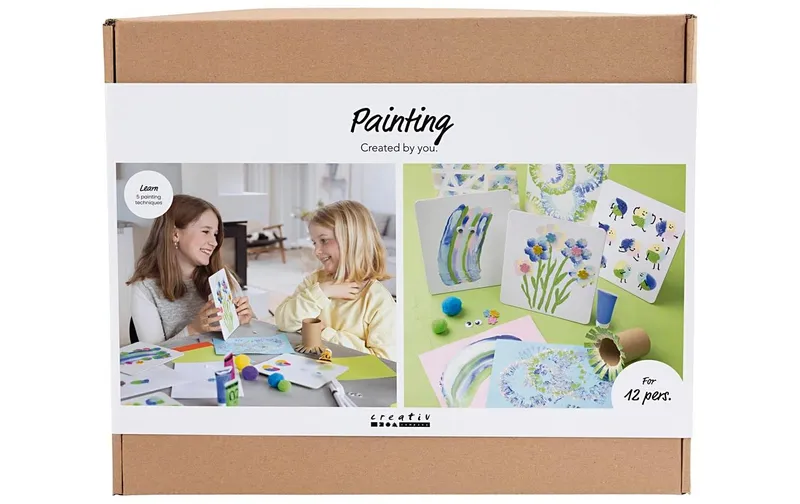 Creativ Company Bastelset Malen XL, Sortierte Farben