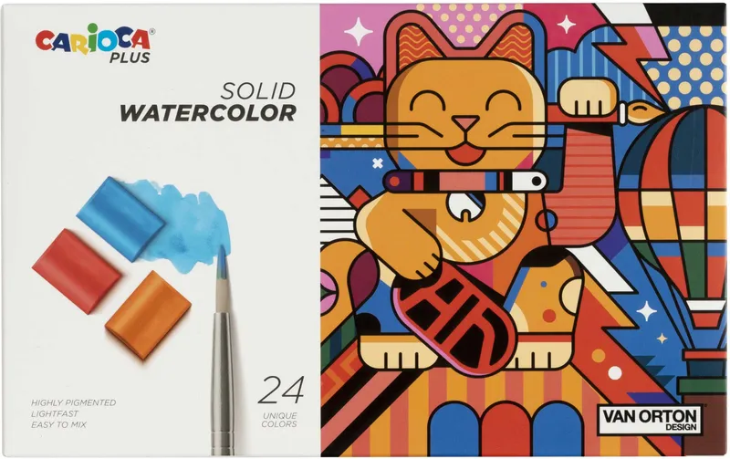 Carioca Wasserfarbe Plus , multicolour