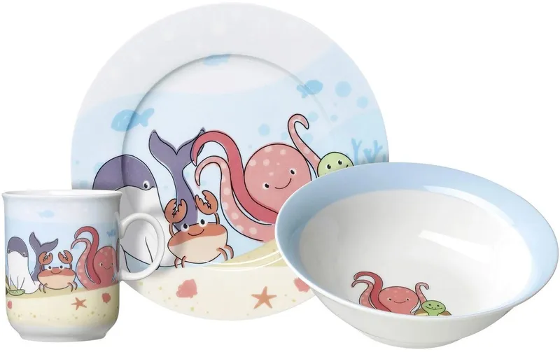 Ritzenhoff & Breker Kindergeschirrset Unterwasserwelt 3-teilig