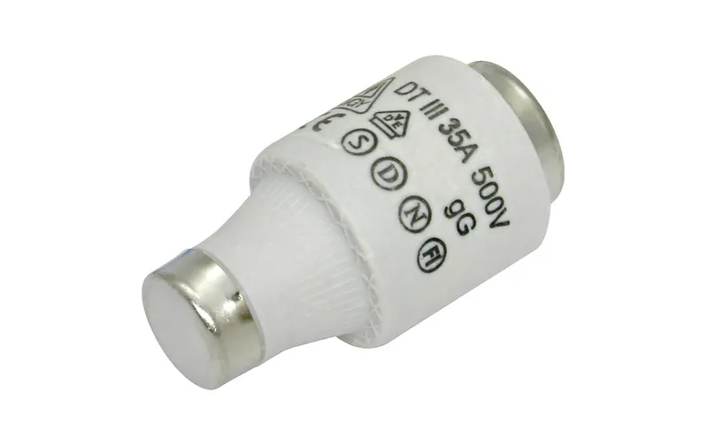 Elektromaterial Schmelzsicherung DT III 35A Träge 5 pièces