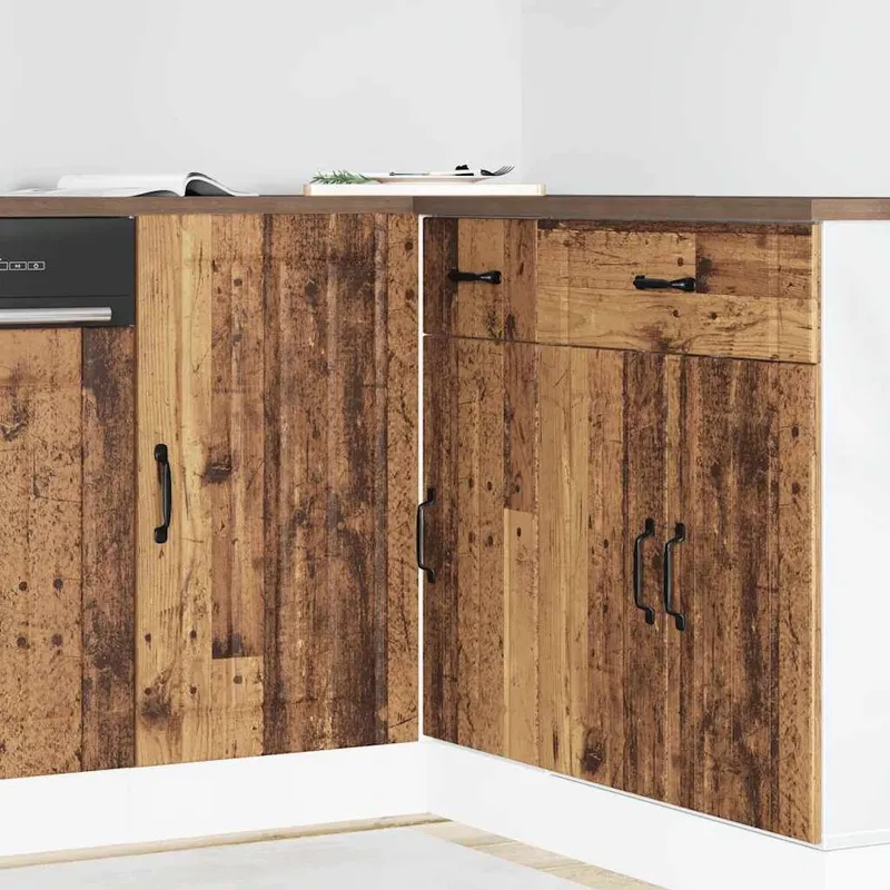 Küchenunterschrank Lucca Altholz-Optik derivato del legno