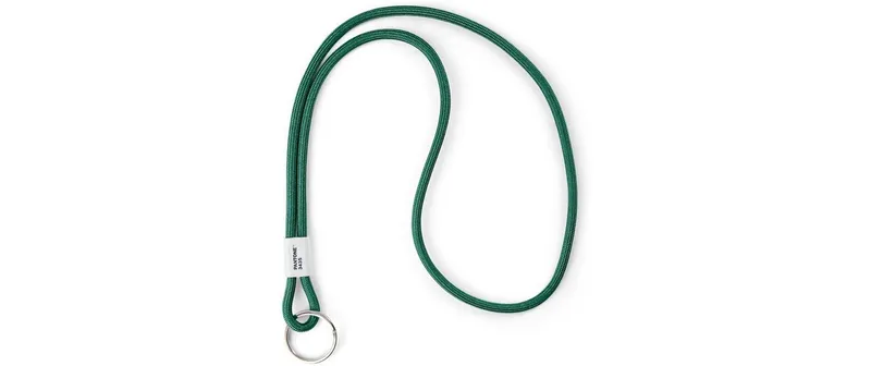 Pantone by Copenhagen Design Schlüsselanhänger Nylon Metall verde 48 cm