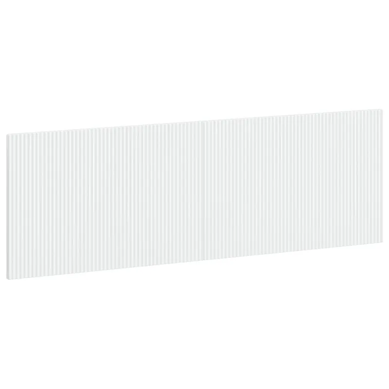 Tête de lit murale ARNHEM Blanc brillant Bois d'ingénierie