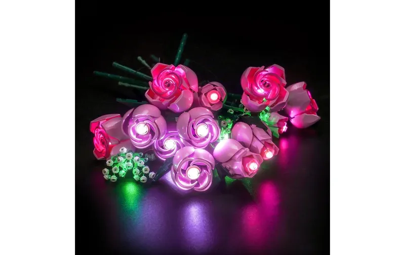 BrickBling LED-Licht-Set per LEGO® 10374 rosa Rosenstrauss