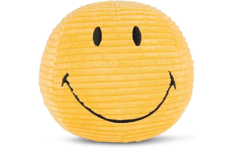 Bon Ton Toys Plüsch Smiley ECO Kordsamt Gelb 13 cm