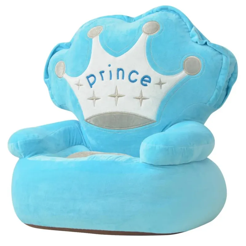 Plüsch-Kindersessel Prinz blu