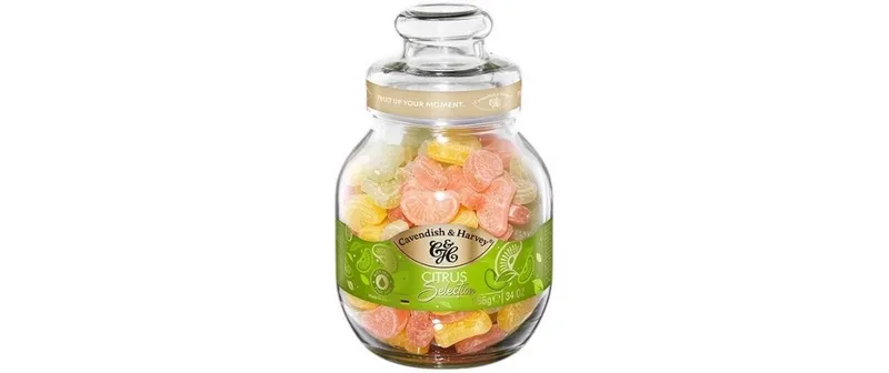 Cavendish & Harvey Citrus Selection Bonbons im Glas 966 g