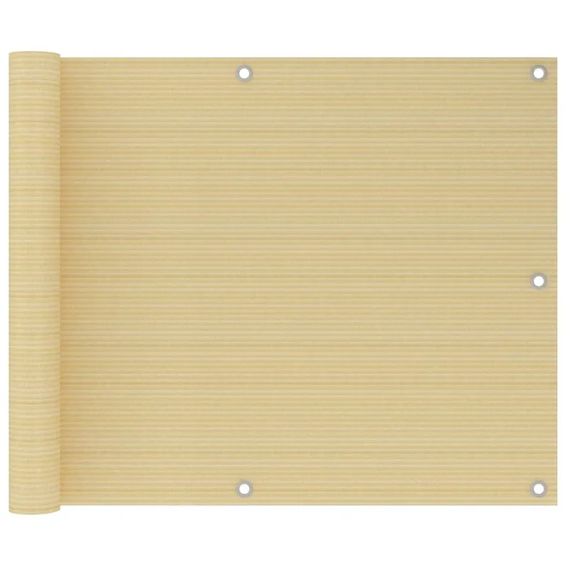 Balkon-frangivista Beige 75x300 cm HDPE