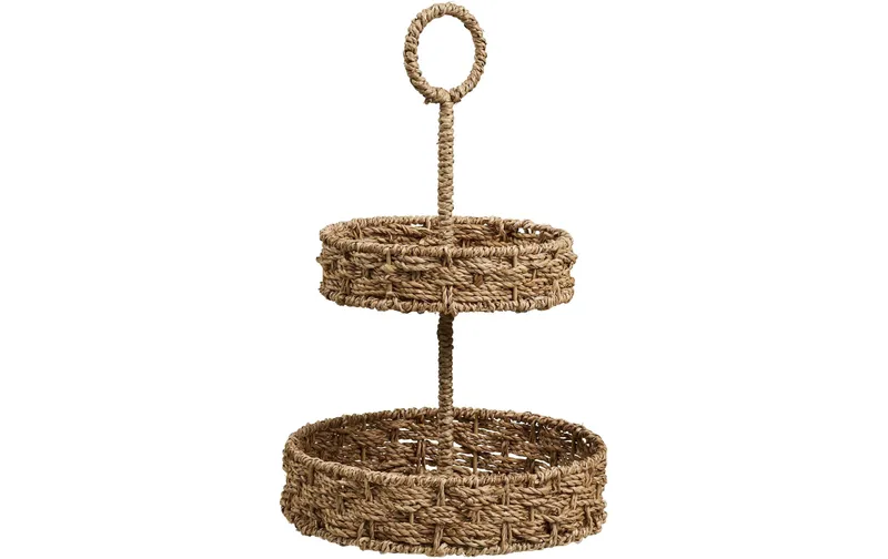 House Nordic Etagere Rifbjerg, 25 cm, Seegras naturel