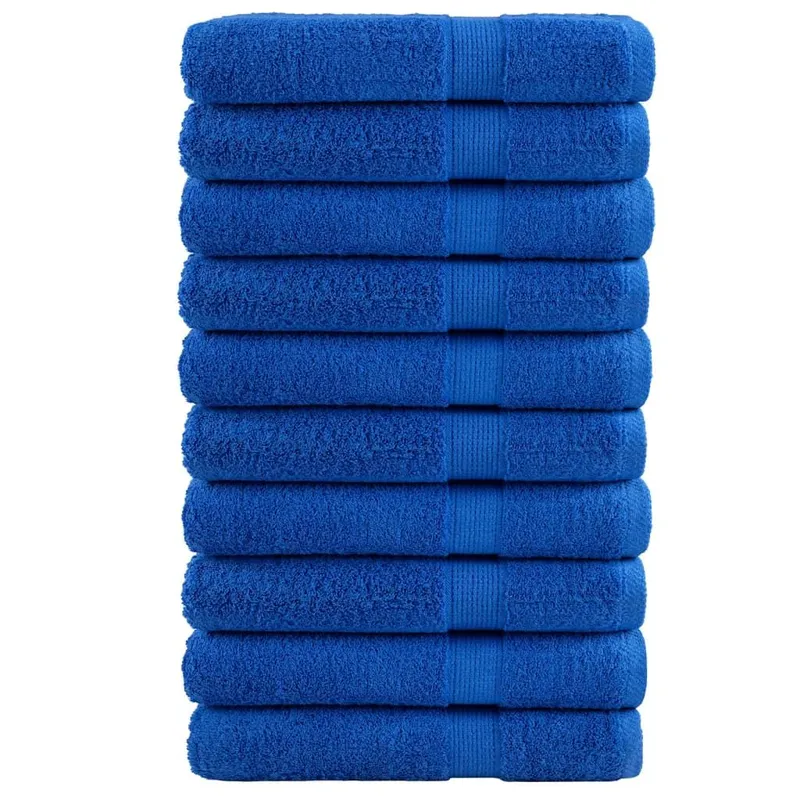 Serviettes de sauna de qualité supérieure SOLUND 10 pcs bleu