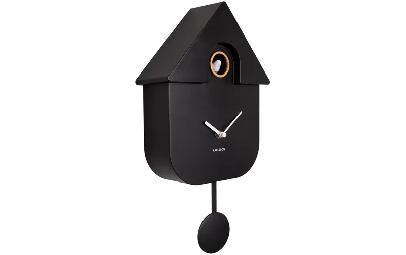 KARLSSON Wanduhr Kuckuck nero