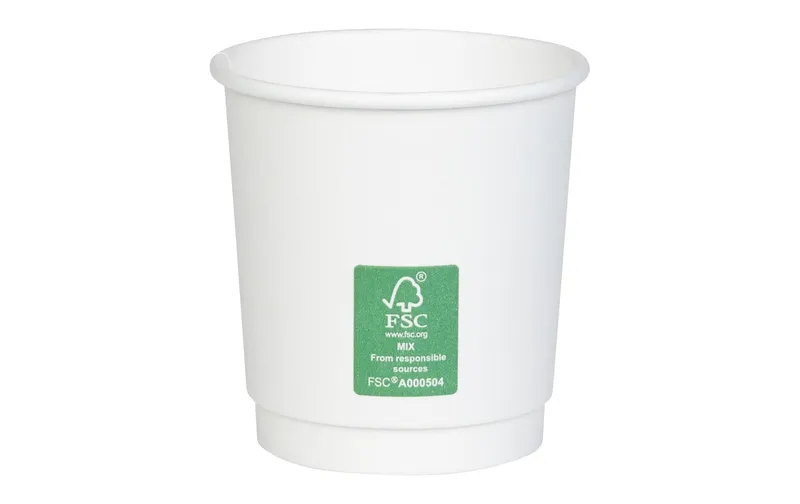 FURBER Einweg-Kaffeebecher 120 ml, 50 Stück