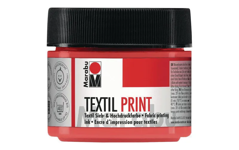 Marabu Textilfarbe Texil Print 100 ml rouge