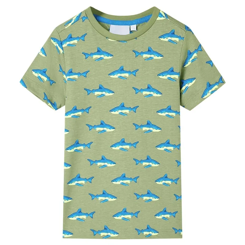 T-shirt pour enfants kaki clair 104