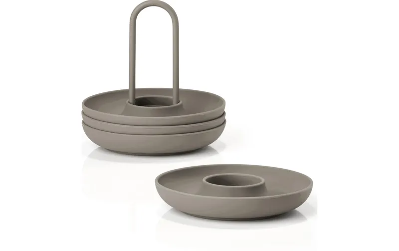 Zone Denmark Eierbecher Singles 4 pièces, Taupe