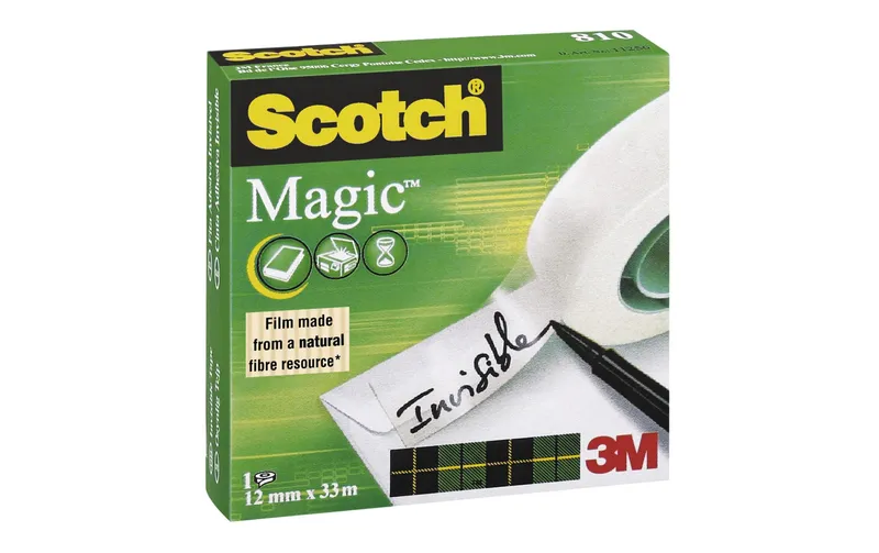 Scotch Klebeband Magic 12 mm x 33 m, trasparente