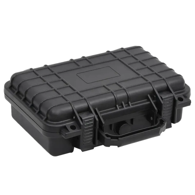 Flugkoffer Tragbar Schwarz 30x22x10 cm PP