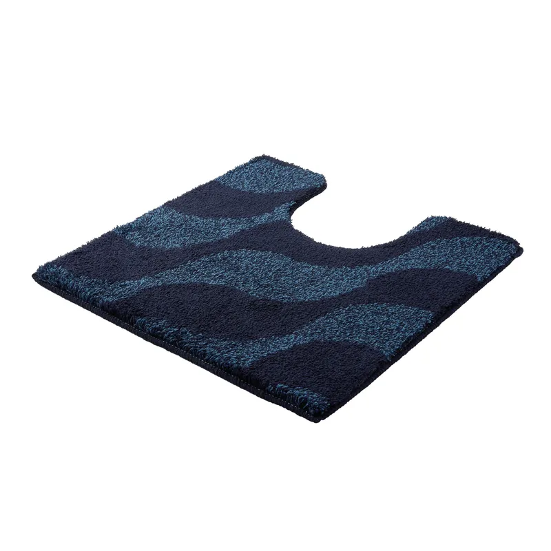 Kleine Wolke Badteppich Onda 55 x 55 cm, Blau