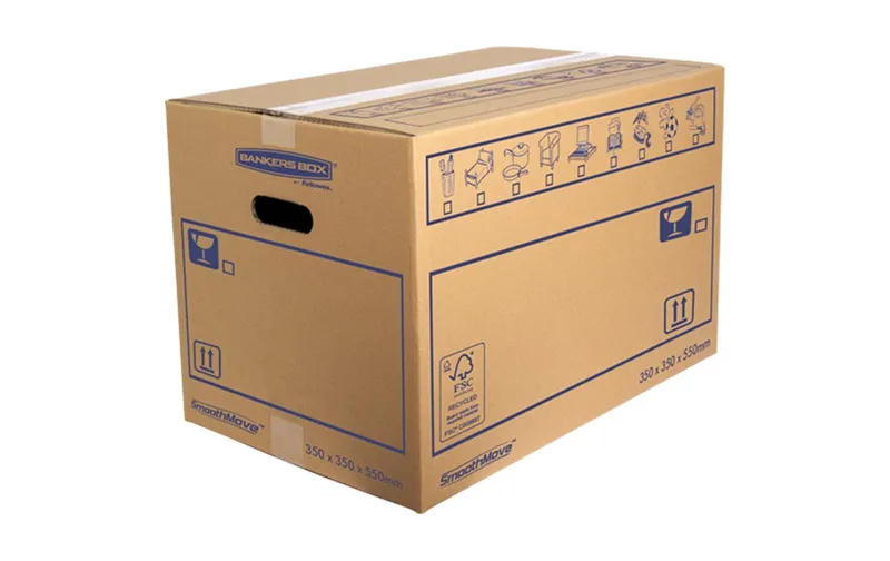 Fellowes Umzugsbox Smoothmove Standard 350 x 350 x 550 mm 10 pieces