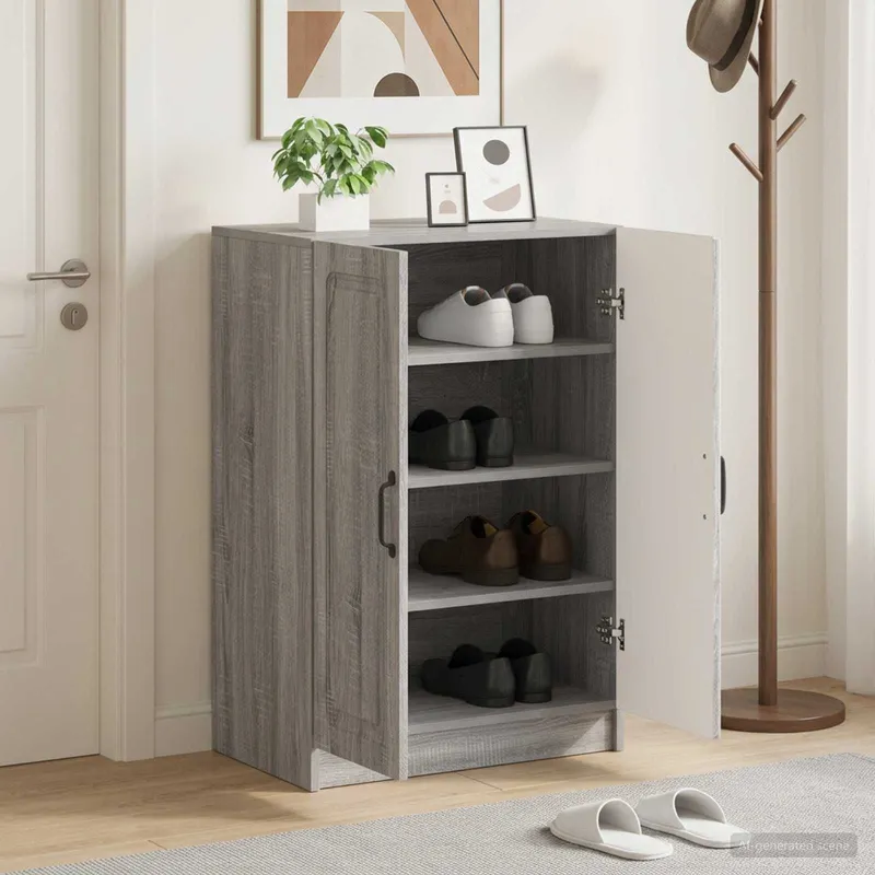 Schuhschrank UTRECHT 59,5 x 39,5 x 87 cm engineered wood