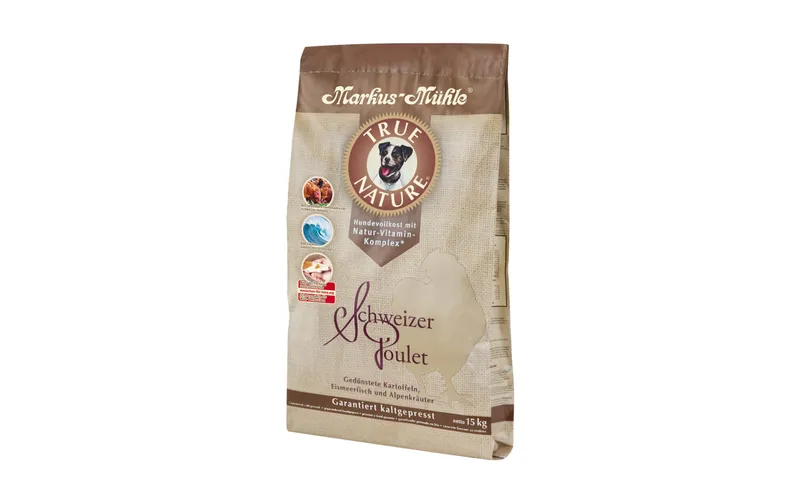 Markus Mühle Trockenfutter Dog Truenaturalee CH Poulet, 15 kg