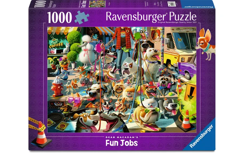 Ravensburger Puzzle le Hundespaziergang 1000 Teile