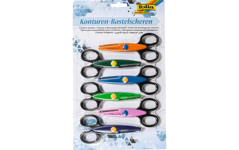 Folia Schere Konturen-Set 6 pièces