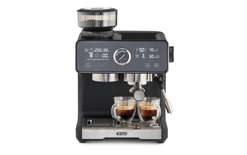 Trisa Machine à expresso à porte-filtre Smart Barista Noir