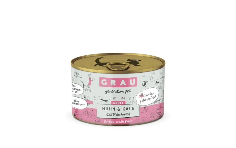 grigio Nassfutter Huhn e Kalb 200 g