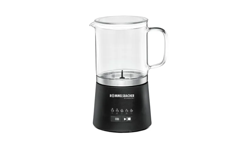 Rommelsbacher Milchschäumer MS625, black/transparent