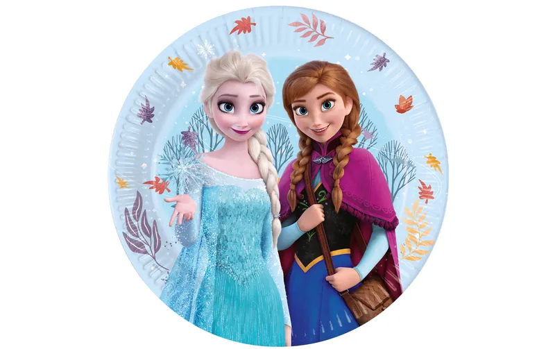 We fiesta Party Einwegteller Frozen 23 cm, 8 pièces