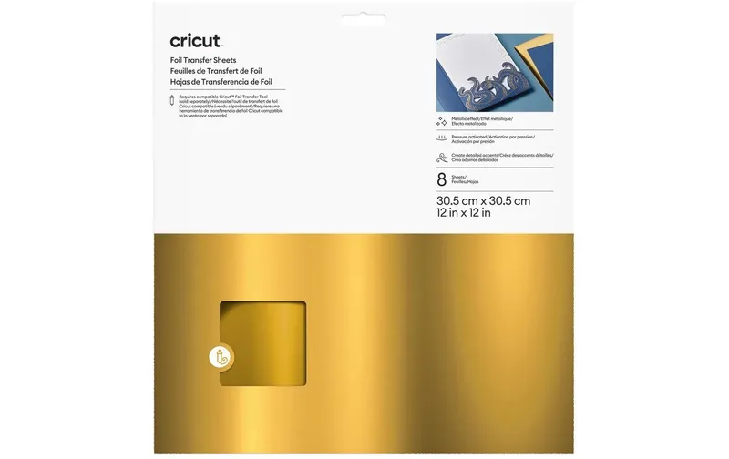 Cricut Transferfolie 30.5 x 30.5 cm Gold