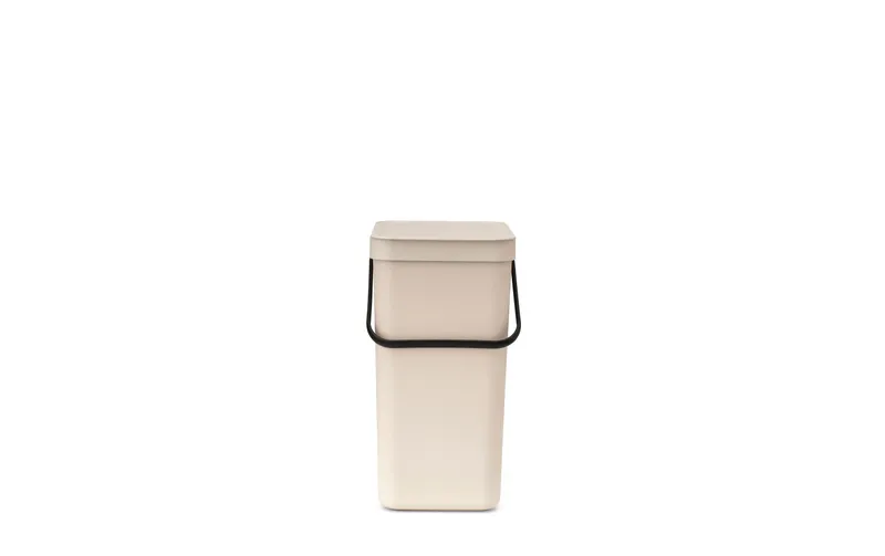 Brabantia Recyclingbehälter Sort & Go 16 l, Beige