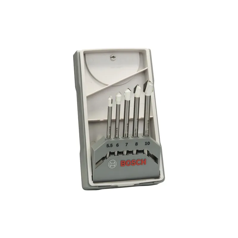 Bosch Professional Fliesenbohrer-Set CYL-9 Ceramic, 5.5 - 10 mm, 5-teilig