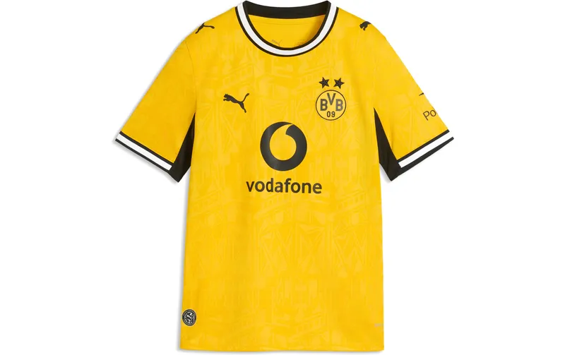 PUMA BVB Home Jersey Replica Jr Gelb, 152