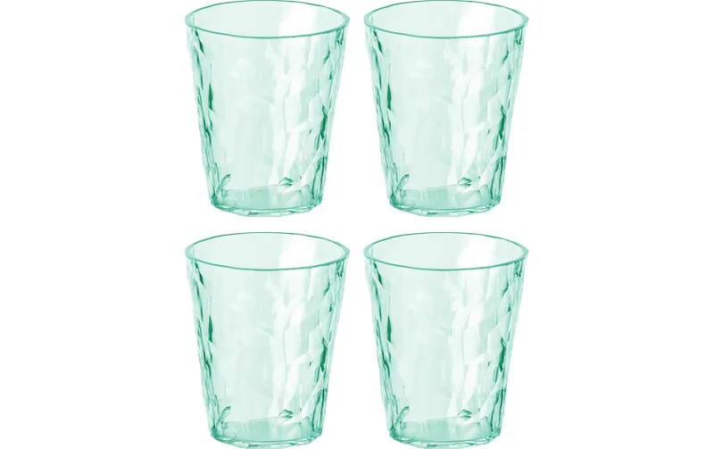 Koziol Trinkglas Club No. 1 250 ml, 4 pezzi, Jade